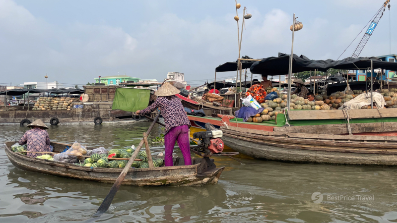 Mekong Delta with Floating Market — 6